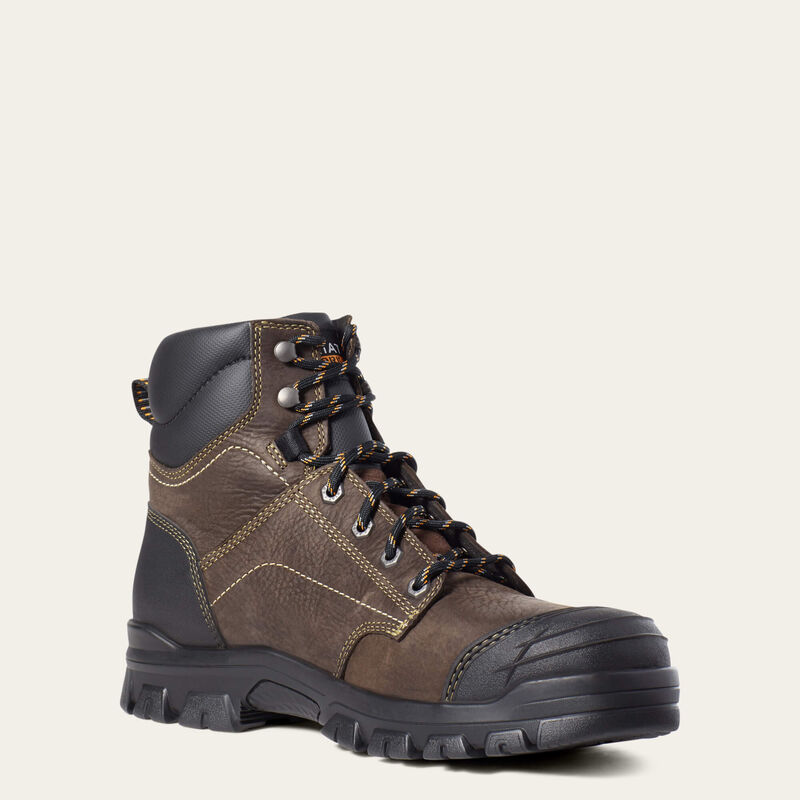 Treadfast 6" Waterproof Steel Toe Work Boot Medial