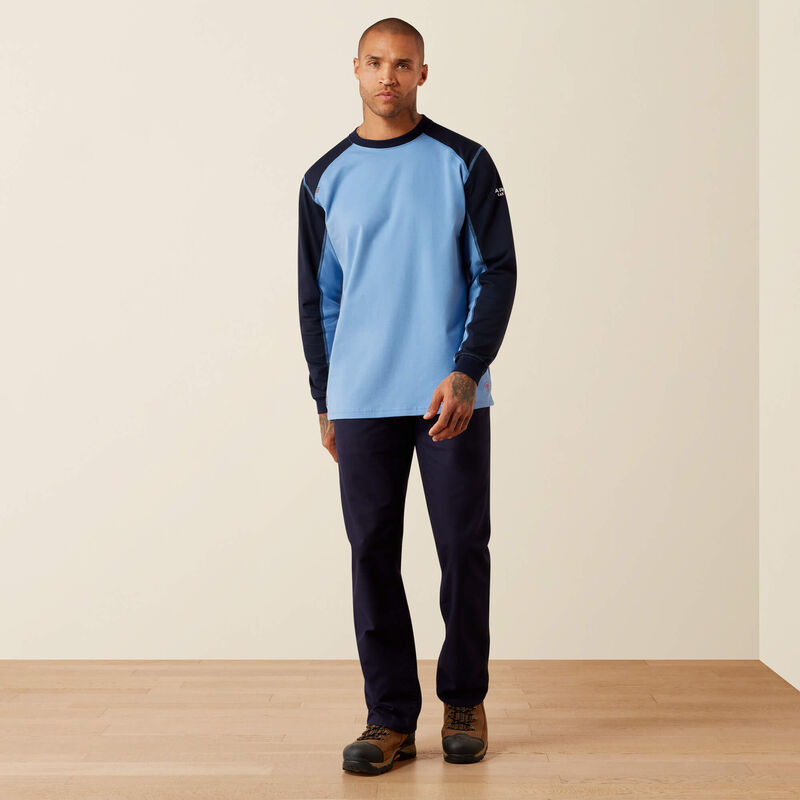 FR Colorblock Baseball Long Sleeve T-Shirt Full
