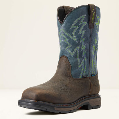 WorkHog XT BOA Waterproof Carbon Toe Work Boot 3-4 Front