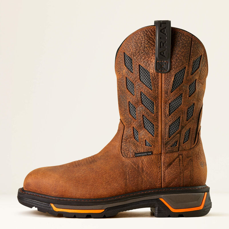 Big Rig Tread VentTEK Composite Toe Work Boot Side