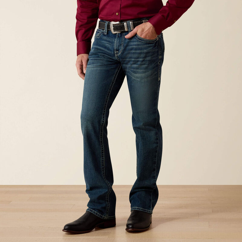 M7 Rocker Stretch Coltrane Stackable Straight Leg Jean Front