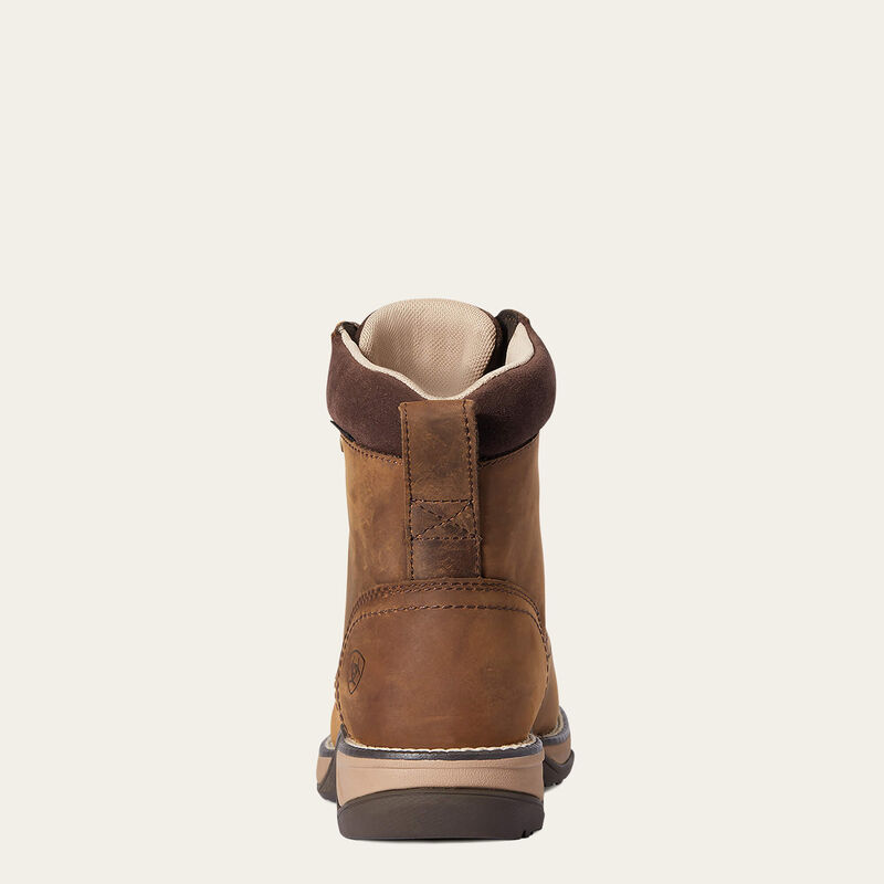 Anthem Round Toe Lacer Waterproof Boot Heel