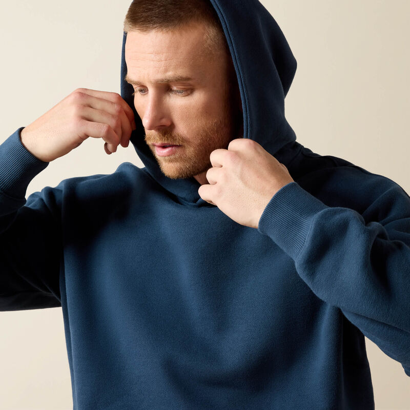 ToughStock Washed Heavyweight Fleece Hoodie 01