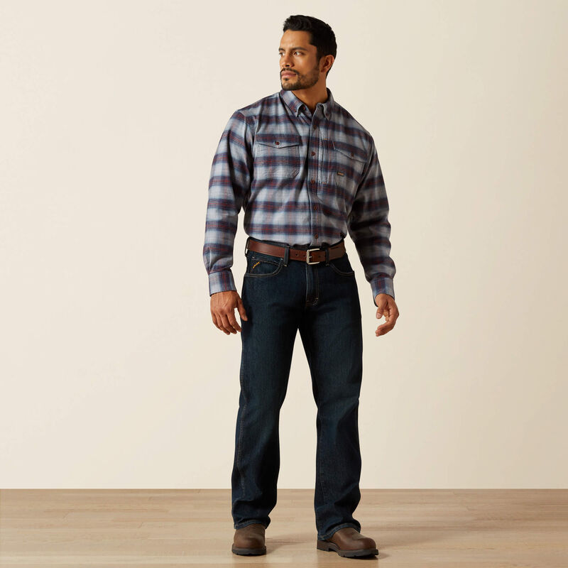Rebar Flannel DuraStretch Work Shirt Full