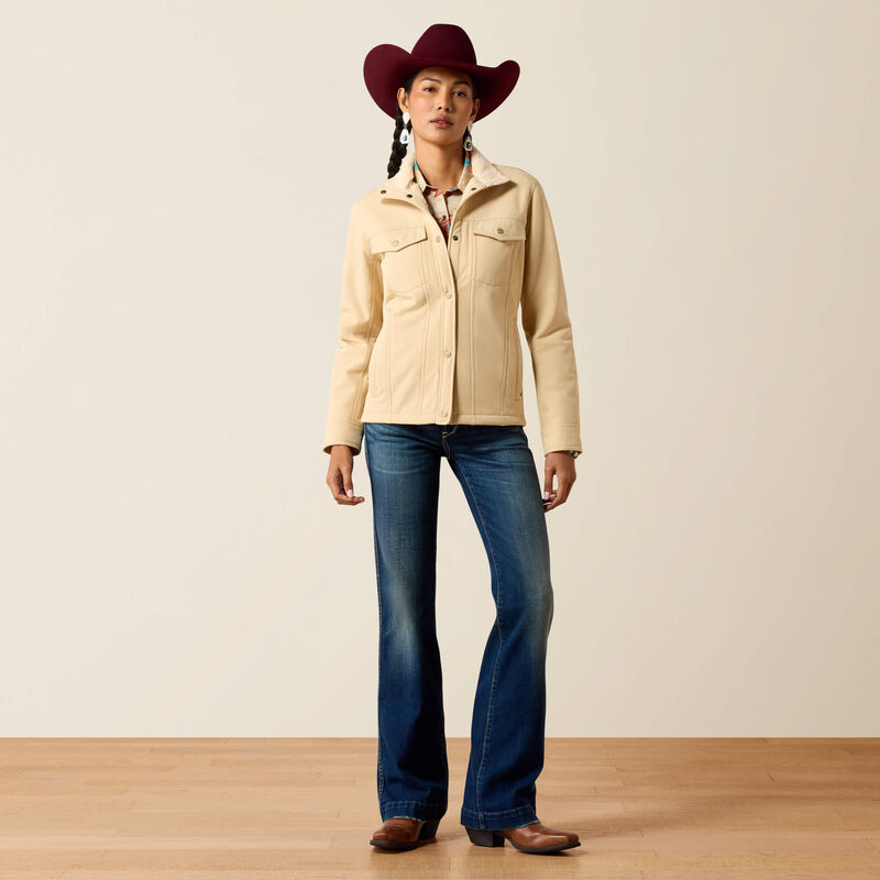 Berber Back Softshell Jacket Full