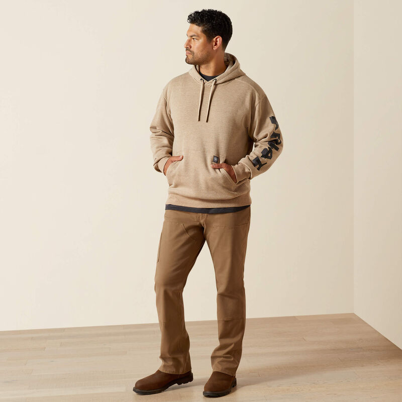 Rebar Lightweight Logo Hoodie Full