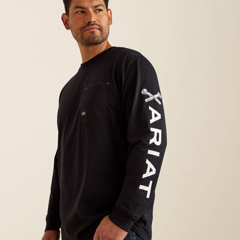 Rebar Workman Bolt Skull T-Shirt 01