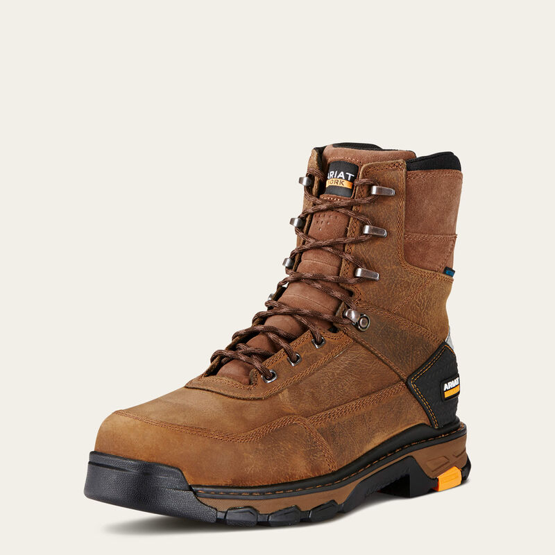 Intrepid 8" Waterproof Composite Toe Work Boot 3-4 Front