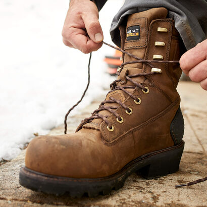 Powerline 8" 400G Waterproof 400g Composite Toe Work Boot Lifestyle