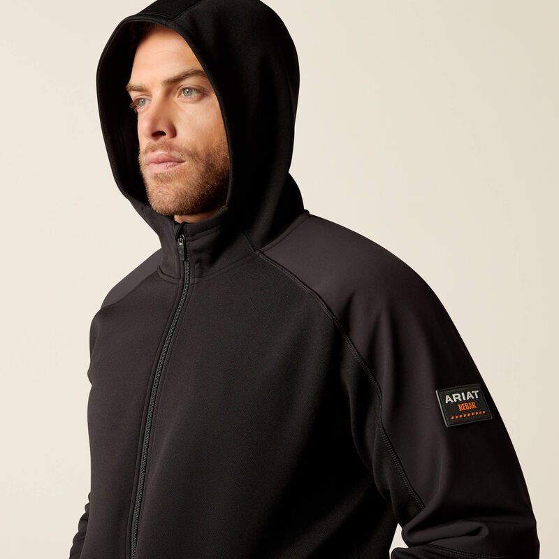 Rebar WorkTek Reinforced Full Zip Hoodie 01
