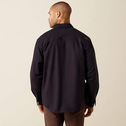 Rebar Flannel Twill Snap Work Shirt Back