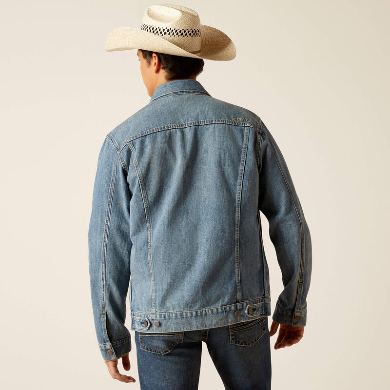 Denim Trucker Jacket Back
