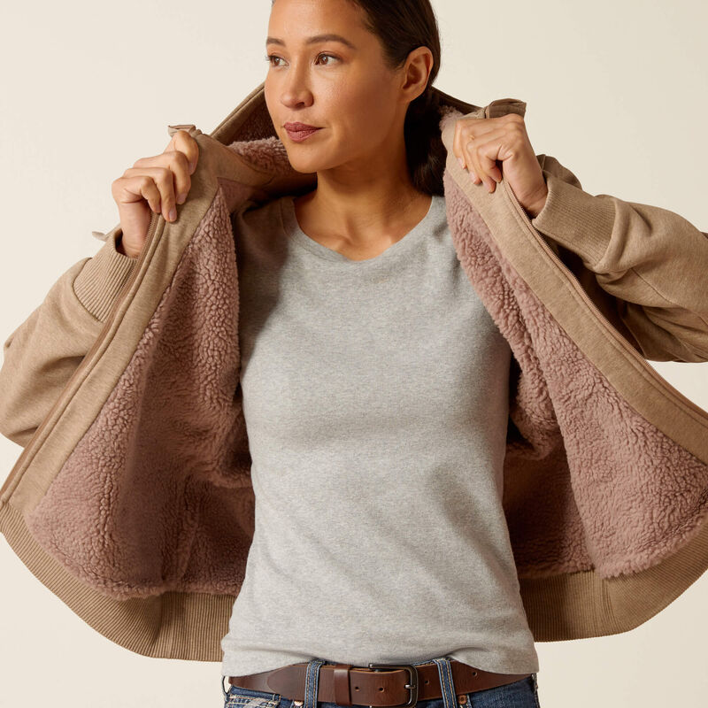 Rebar All-Weather Sherpa Full Zip Hoodie 01