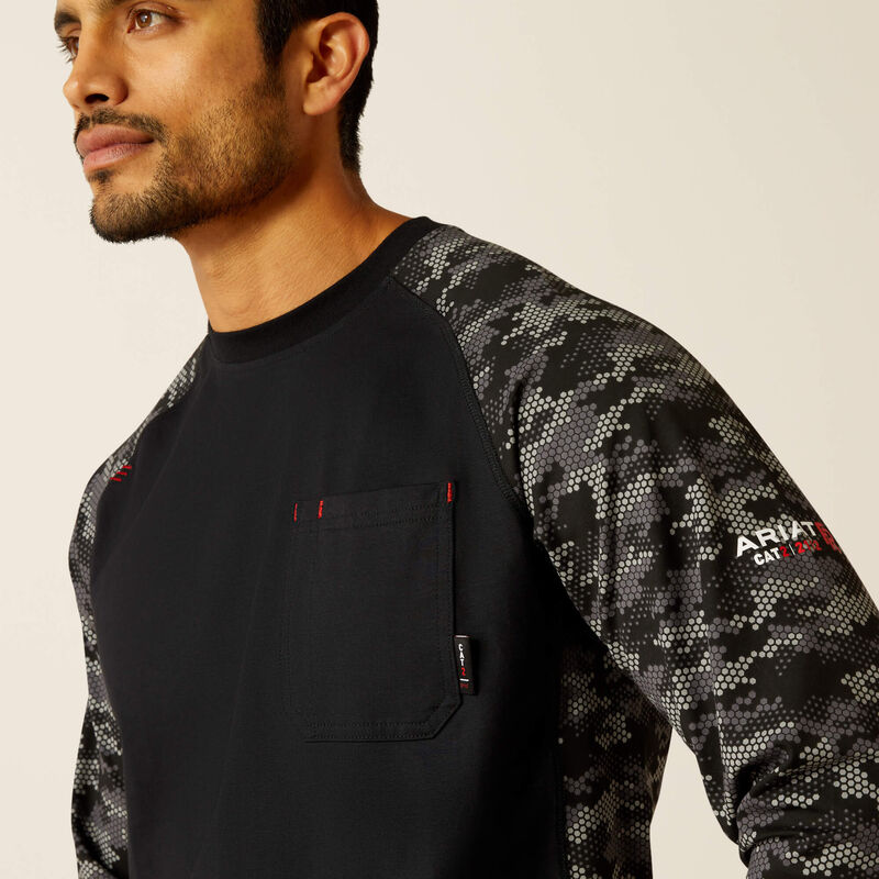 FR AC Stretch Camo Baseball T-Shirt 01