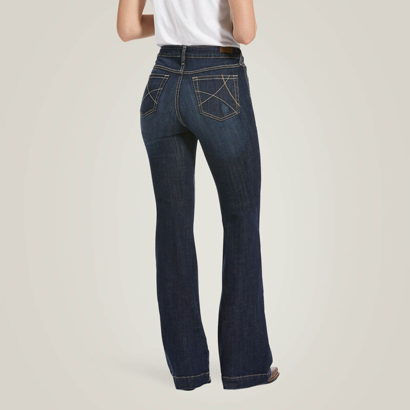 Slim Trouser Ella Wide Leg Back
