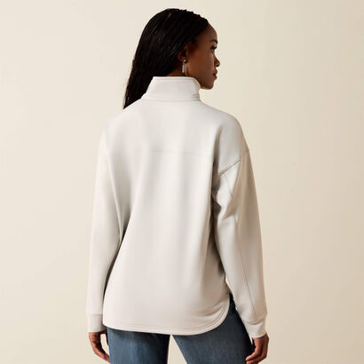 Breeze Logo 1/2 Zip Sweatshirt Back