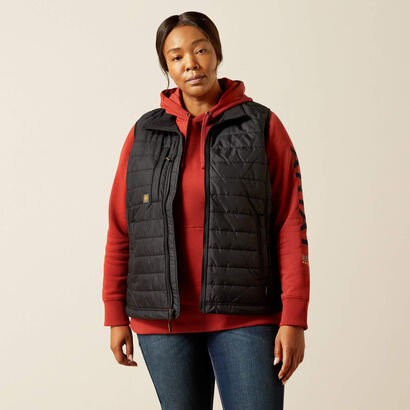 Rebar Cordura Ripstop Lightweight Insulated Vest Front Plus