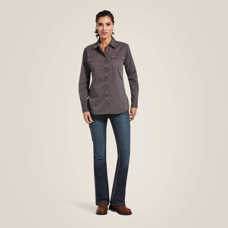 Rebar Washed Twill Work Shirt Full