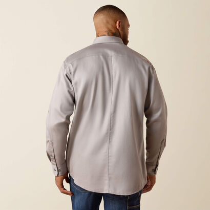 FR Solid Work Shirt Back