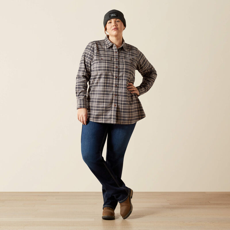 Rebar Flannel DuraStretch Work Shirt Full Plus