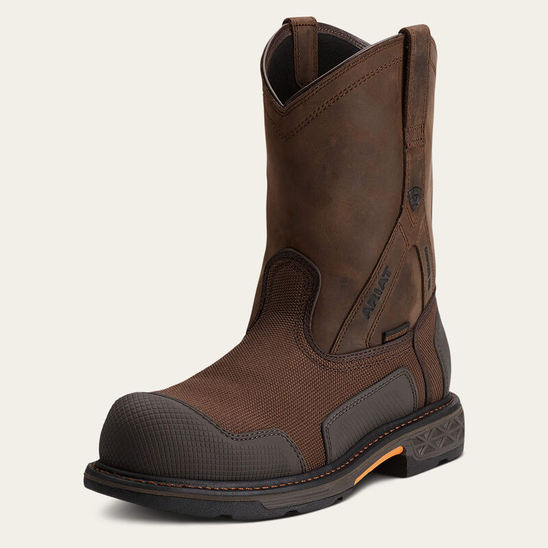 OverDrive XTR Waterproof Composite Toe Work Boot 3-4 Front