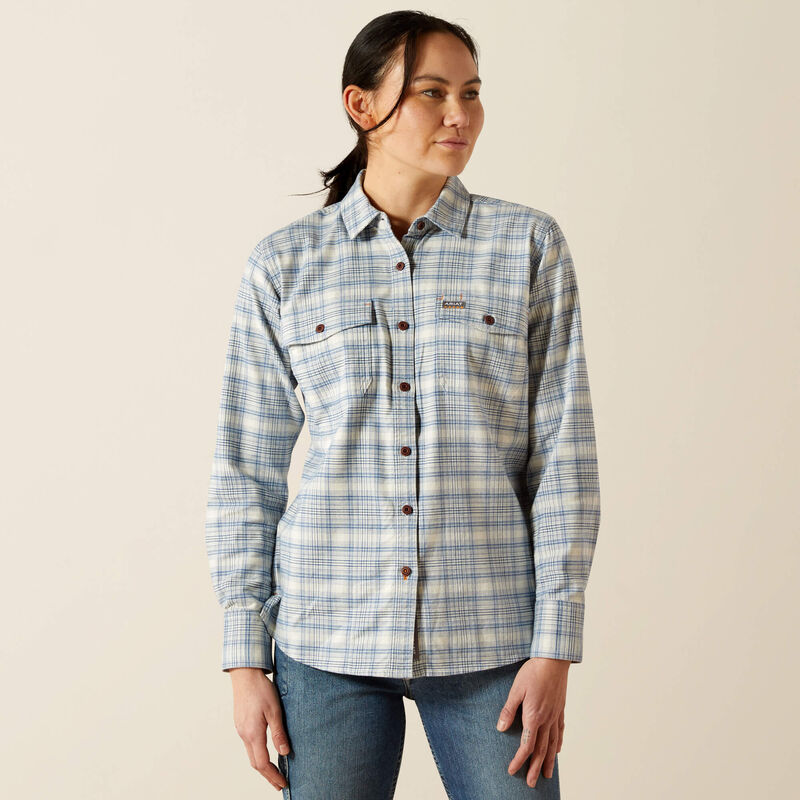 Rebar Flannel DuraStretch Work Shirt Front