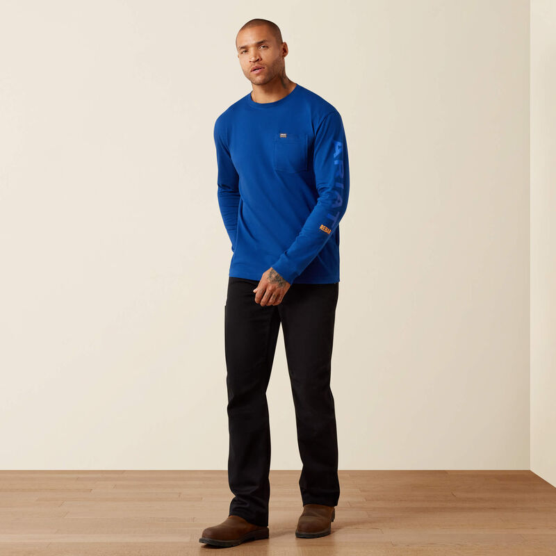 Rebar Cotton Strong Standard Logo Pocket T-Shirt Full