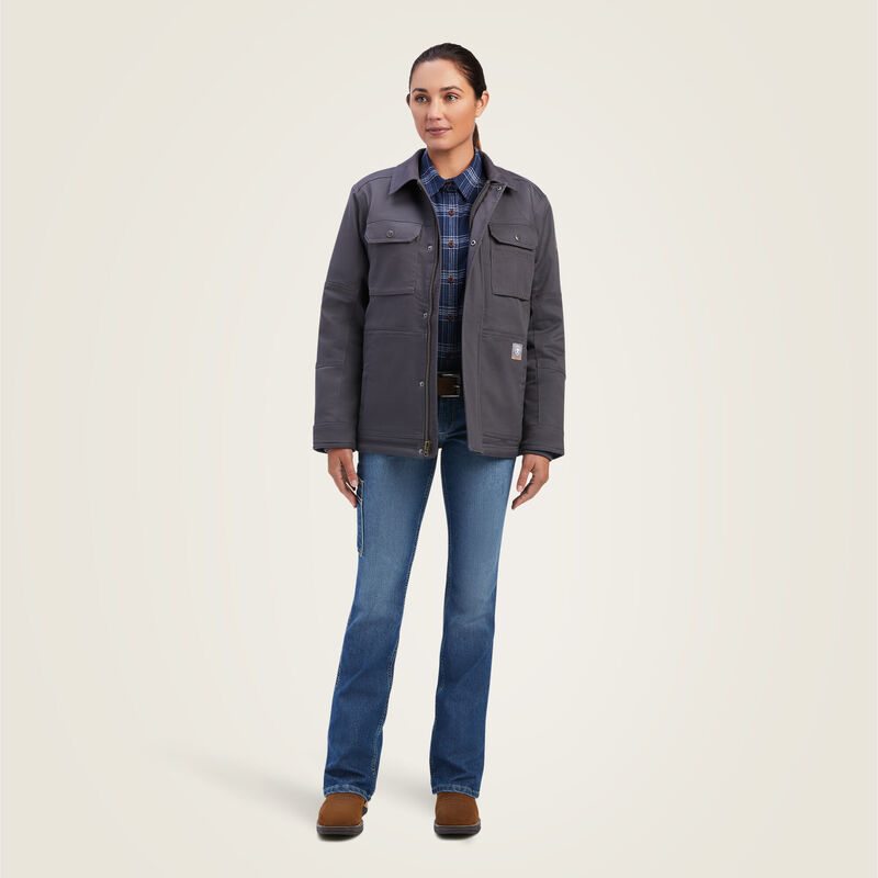 Rebar DuraCanvas Sherpa-Lined Coat Full