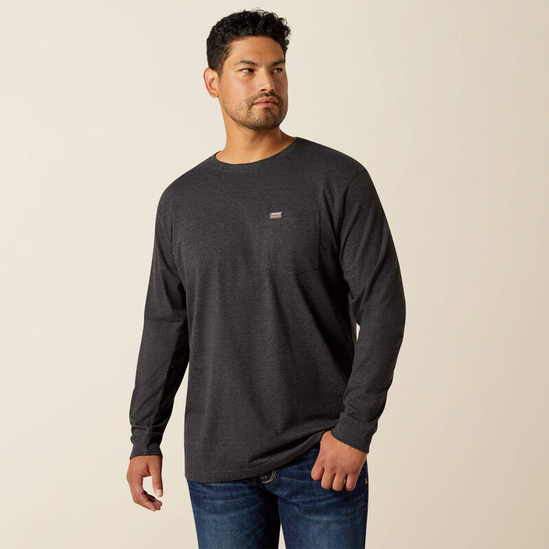 Rebar Cotton Strong Standard Pocket T-Shirt Front