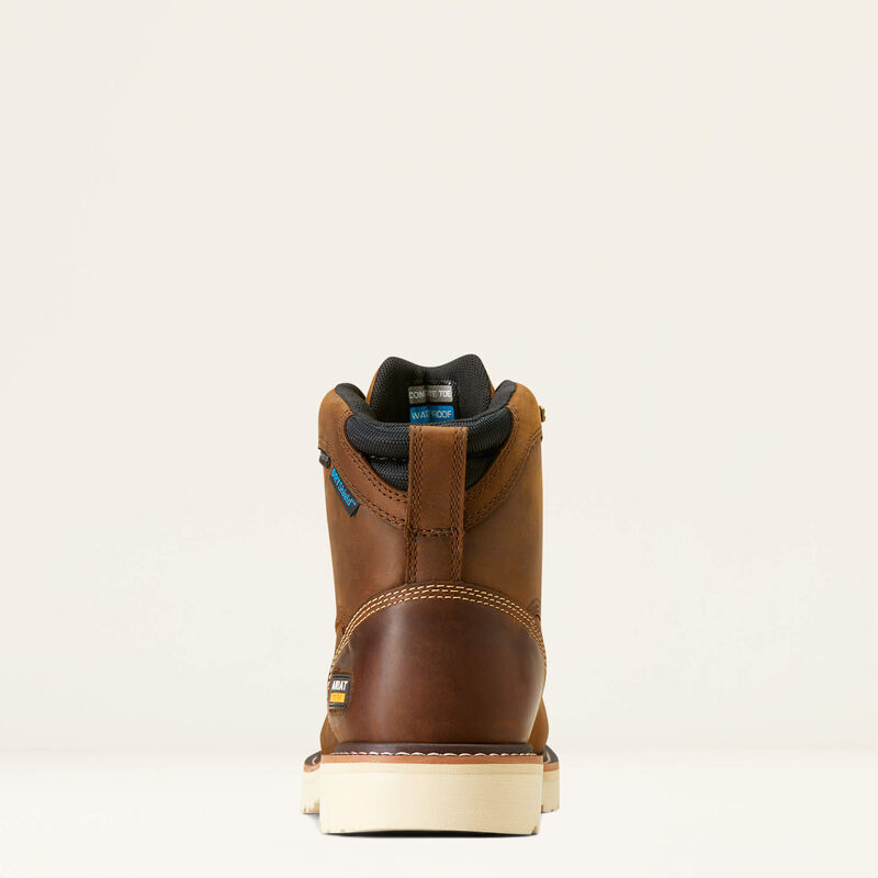 Rebar Lift 6" Waterproof Composite Toe Work Boot Heel