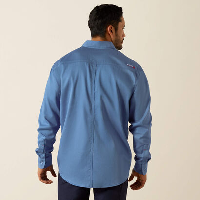 FR Solid Work Shirt Back
