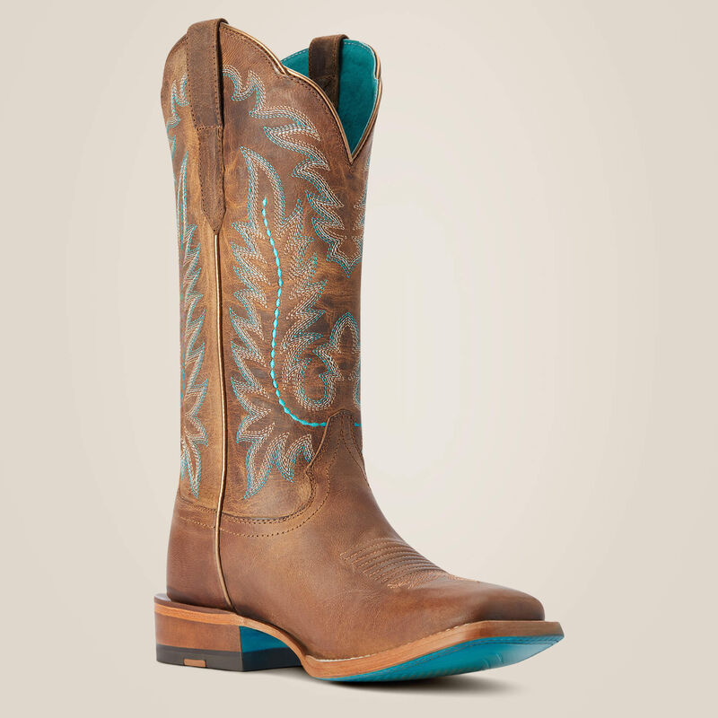 Frontier Tilly Wide Square Toe Western Boot Medial