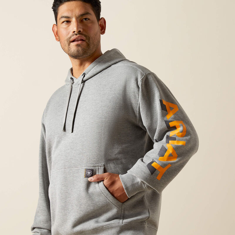 Rebar Lightweight Logo Hoodie 01