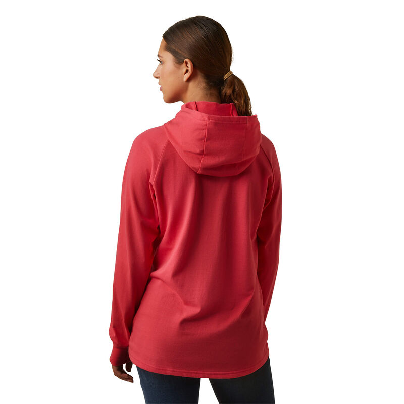 Rebar Cotton Strong Hooded T-Shirt Back