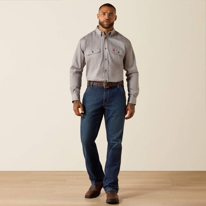 FR Solid Work Shirt Full