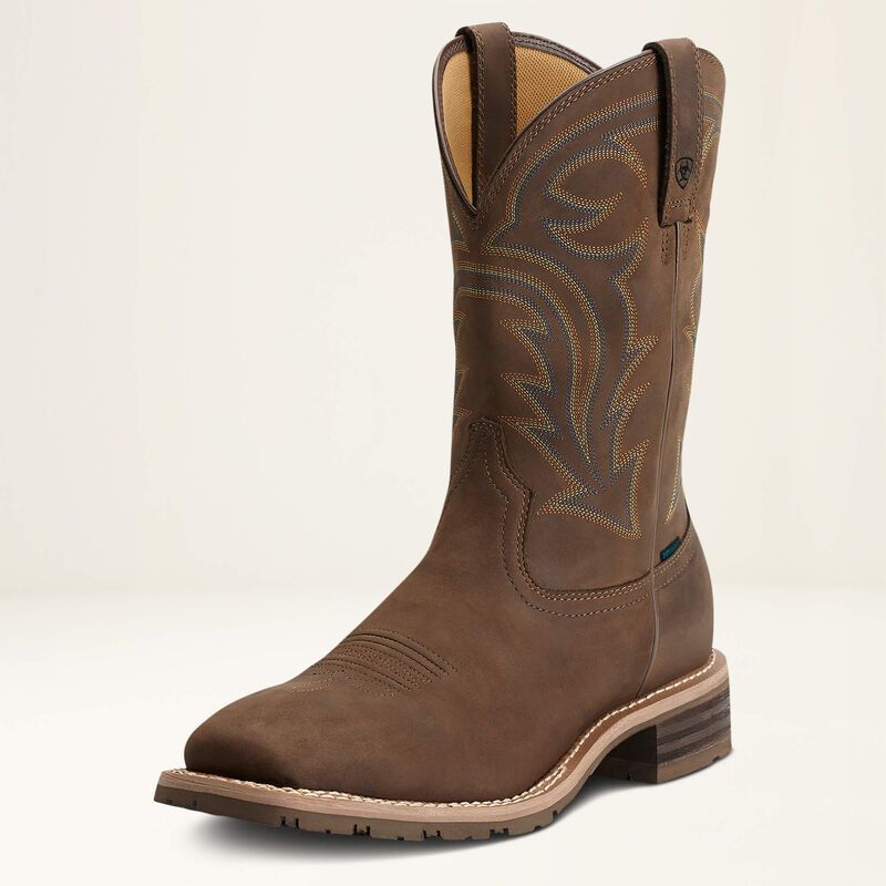 Hybrid Rancher Waterproof Western Boot 3-4 Front