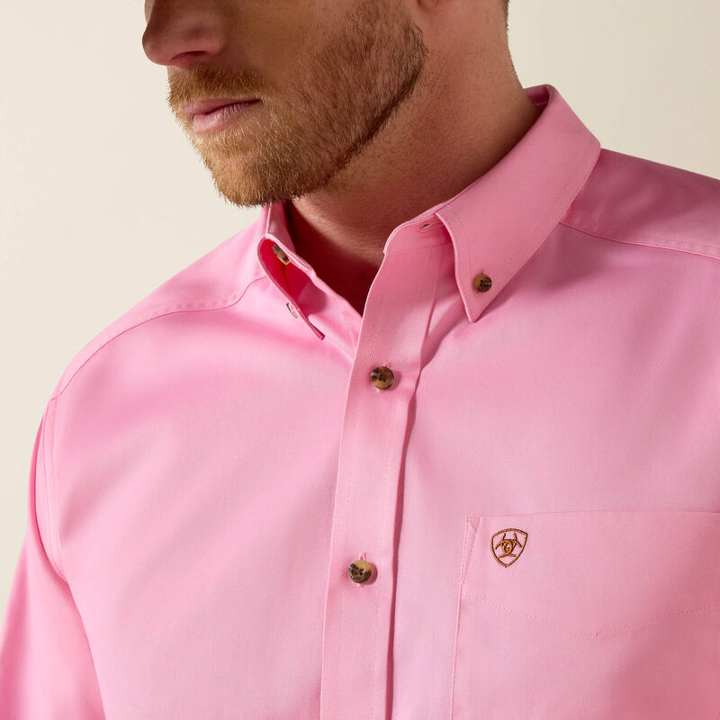 Solid Twill Classic Fit Shirt 01