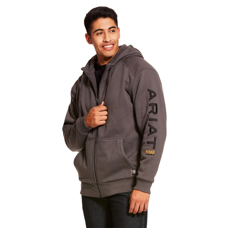 Rebar All-Weather Full Zip Hoodie Front