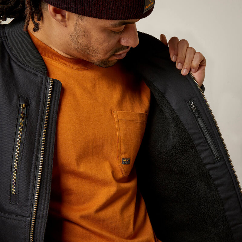 Rebar Stretch Canvas Bomber Jacket 03