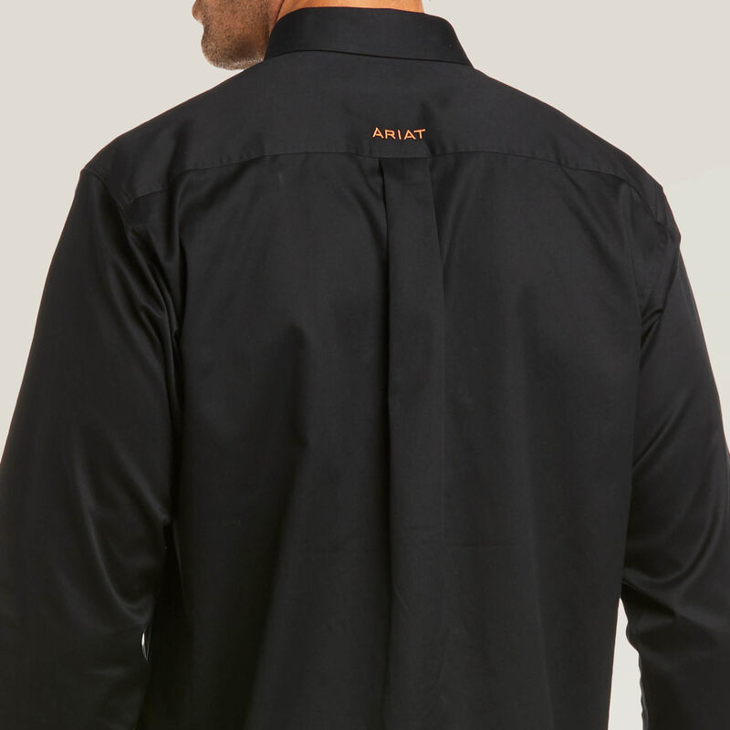 Solid Twill Fitted Shirt 02