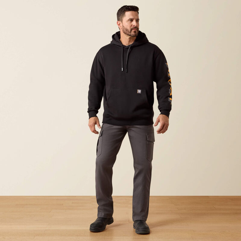 Rebar Lightweight Logo Hoodie Full