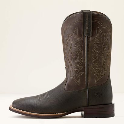 Ryden Ultra Wide Square Toe Cowboy Boot Side
