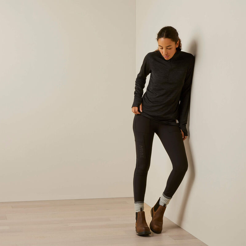 Rebar Gridwork Baselayer 1/4 Zip T-Shirt Full
