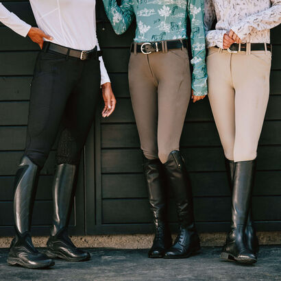Kinsley Dress Tall Riding Boot Lifestyle