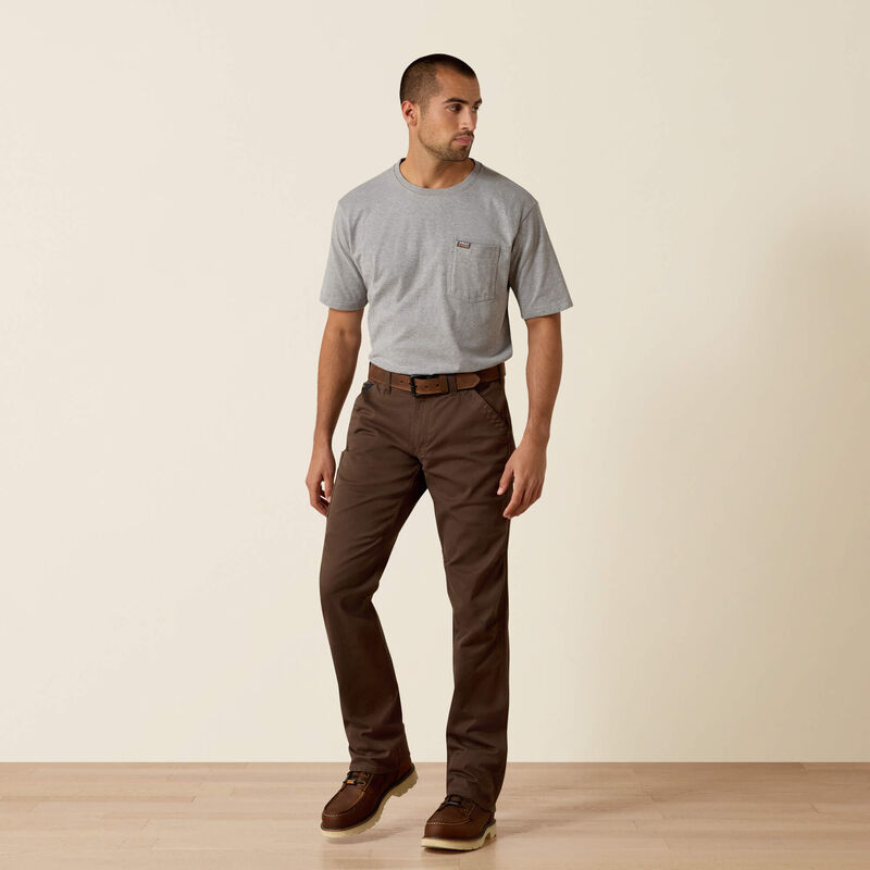 Rebar M5 Straight DuraStretch Washed Twill Dungaree Straight Leg Pant Image 3 of 5