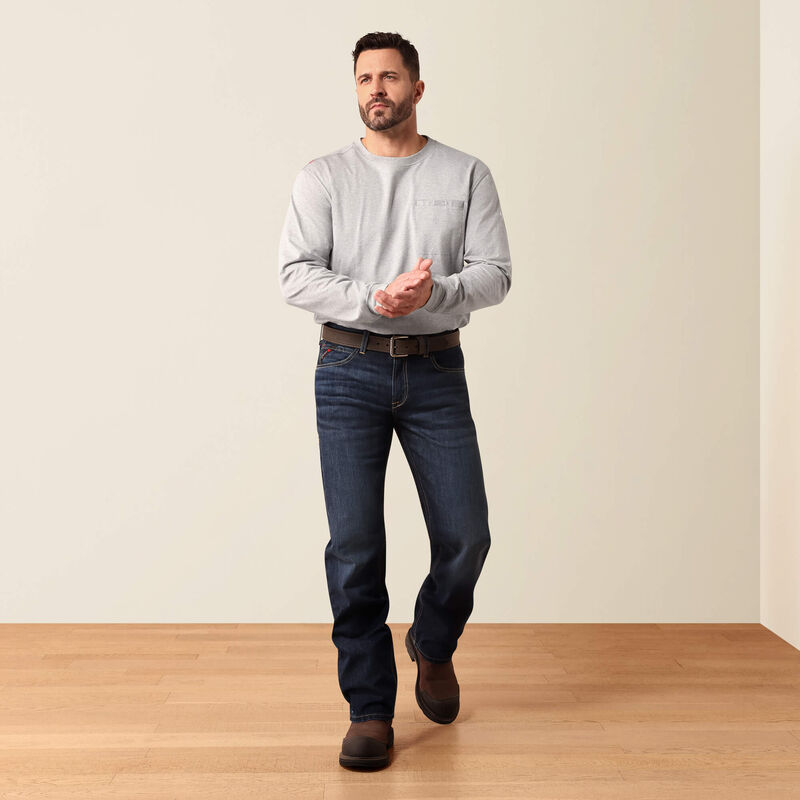 FR M2 Traditional Relaxed Basic DuraStretch Boot Cut Jeans Full