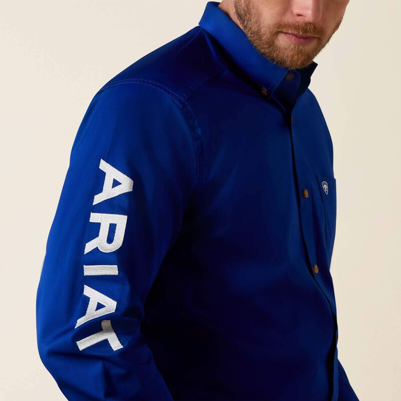 Team Logo Twill Classic Fit Shirt 02