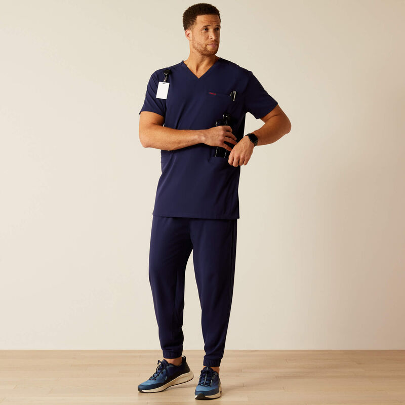 Derham 6 Pocket Scrub Top Full Plus