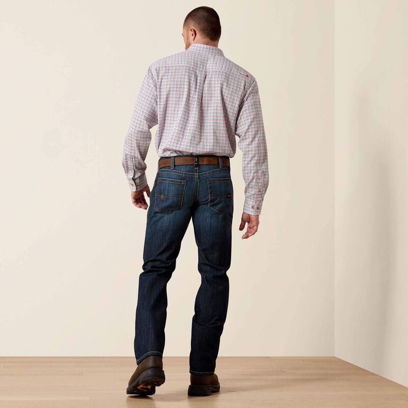 FR M5 Straight DuraLight Stretch Basic Straight Leg Jean Back