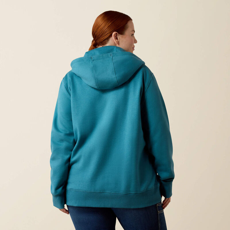 Rebar Skill Set 1/2 Zip Hoodie Back Plus